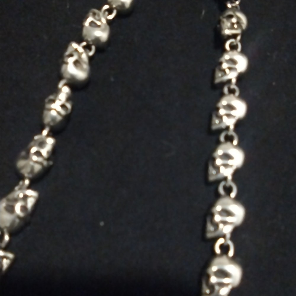 Men's School heavy duty 20 inch choker chain antique finish